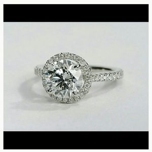 s925ringdiamondczhaloround2.5ctjewelry